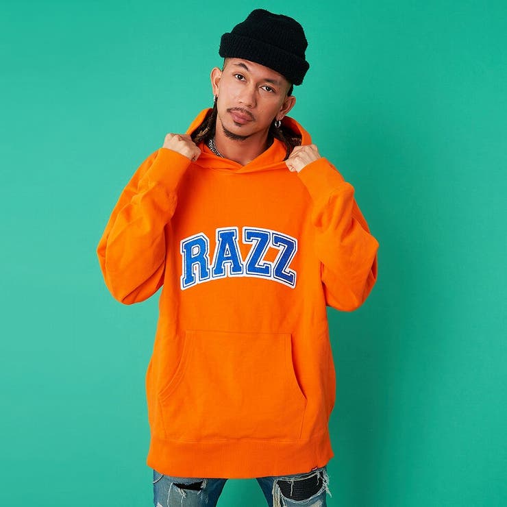 RAZZISPigment 正規品質保証 patch hoodie パーカー 贅沢品