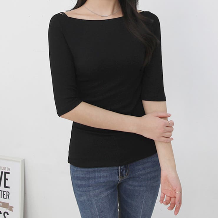 LDKWARE HOBONICHI アイボリー ボートネックTシャツ SENSE OF PLACE by URBAN RESEARCH tシャツ ボートネック