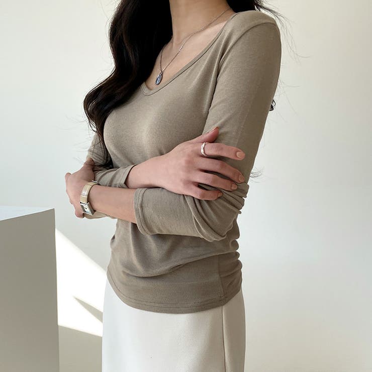 新作 VネックＴシャツ カットソー | DAILY NJ | 詳細画像11 