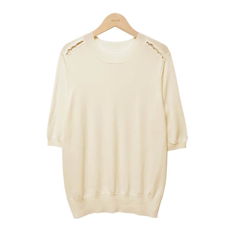 クリーム | 新作 ニットTシャツ ニットソー | DAILY NJ