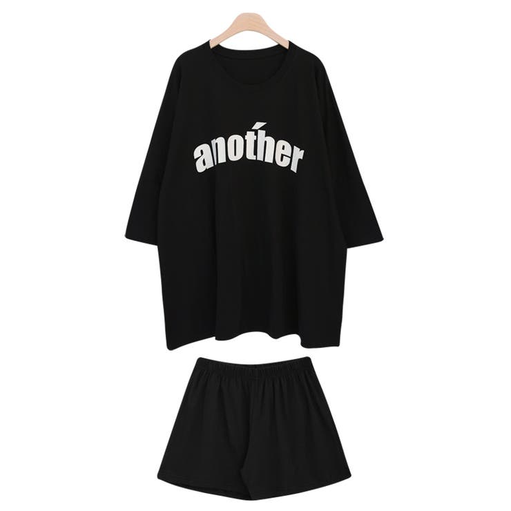 ブラック | 新作 セットアップ Tシャツ | DAILY NJ