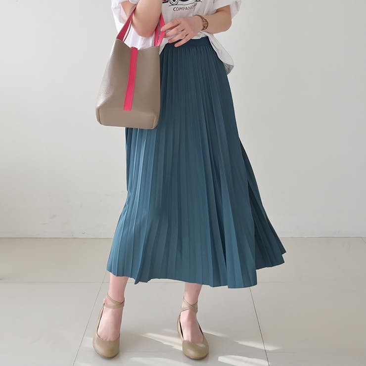 Precious 2024年5月号掲載】ジオメトリックプリント プリーツ