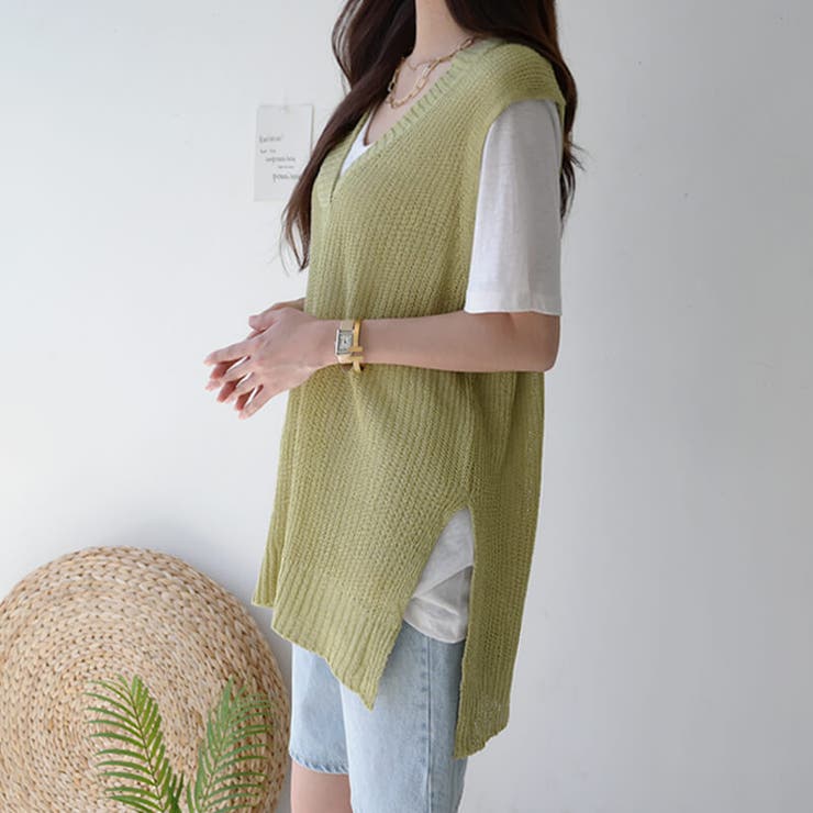 新作 レディース ニットベスト | DAILY NJ | 詳細画像6 