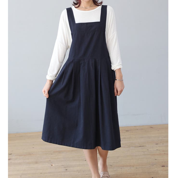 ロングワンピース サロペット オールインワン[品番:DNJW0000385 ロングワンピース サロペット オールインワン[品番:DNJW0000385
