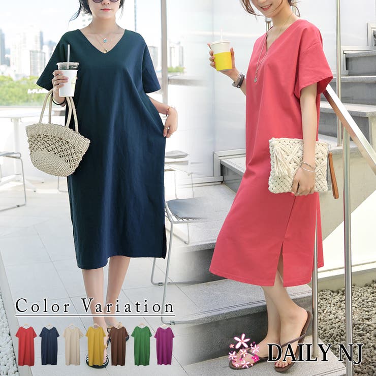 新作 春夏 ロングワンピース 品番 Dnjw Daily Nj デイリーエヌジェイ のレディースファッション通販 Shoplist ショップリスト