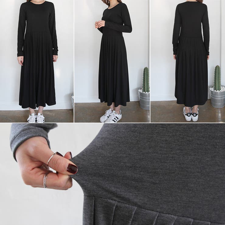 新作！レディース プリーツワンピース 長袖 | DAILY NJ | 詳細画像10 