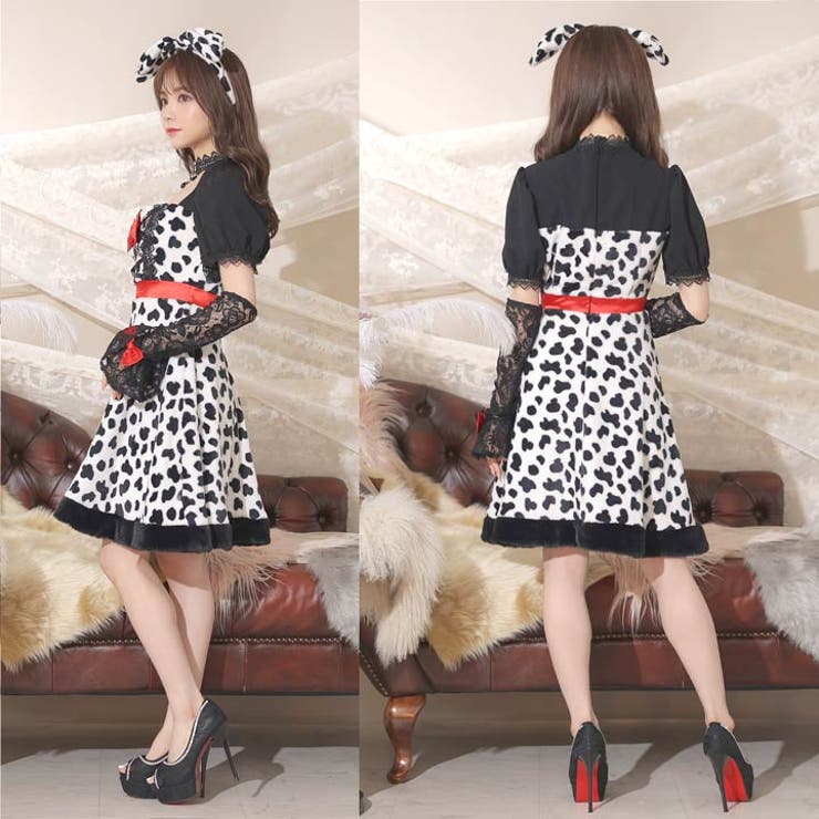 【4点SET】 コスプレ 衣装ダルメシアン | Dazzy | 詳細画像7 