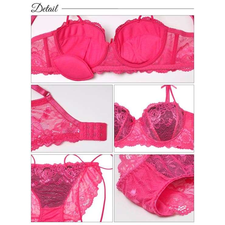 ブラジャー 脇高ブラジャー ショーツ | Dazzy | 詳細画像11 