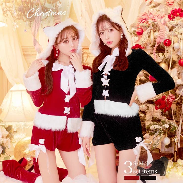 サンタ コスプレ ネコ耳 | Dazzy | 詳細画像7 