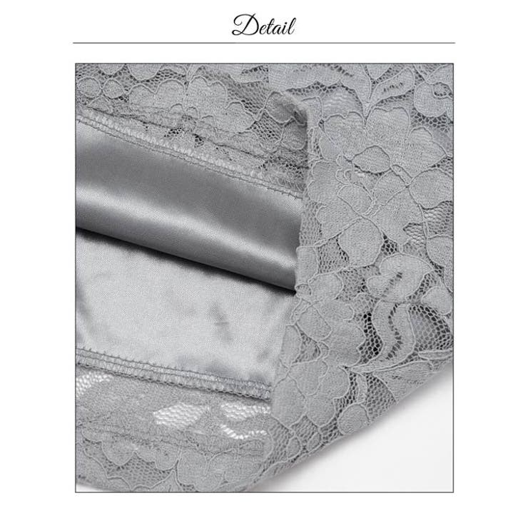 [韓国キャバドレス]SEXYバイカラーラインアメスリレースゴールドボタンタイトミ… | Dazzy | 詳細画像22 