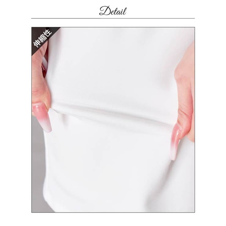 大人上品な色気感じるフラワーシアーレース七分袖タイトミニ丈キャバドレス[SML … | Dazzy | 詳細画像28 