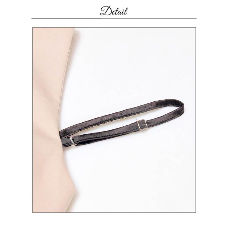 えちあまリボン谷間ジップホールバイカラービジュータイトミニ丈キャバドレス[SML… | Dazzy | 詳細画像25 