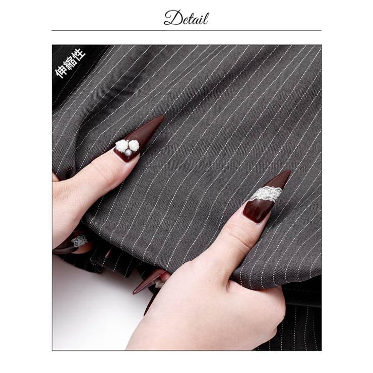 [伊藤桃々着用]上品ストライプ×ふんわりバルーン♪大人ガーリーに惹きつけるキャミ… | Dazzy | 詳細画像26 