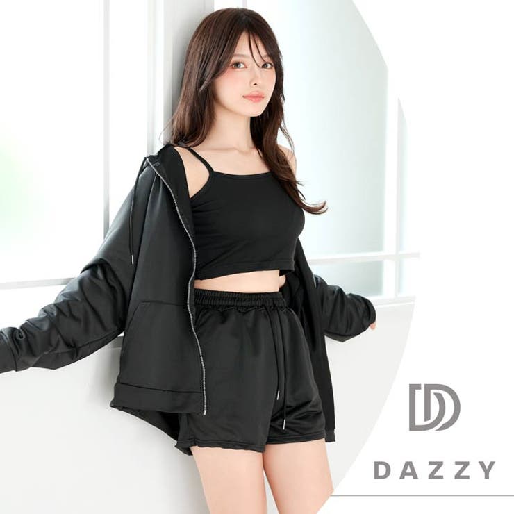 カジュアルジップパーカー&キャミソール&ショートパンツ[カジュアル dazzy … | Dazzy | 詳細画像21 