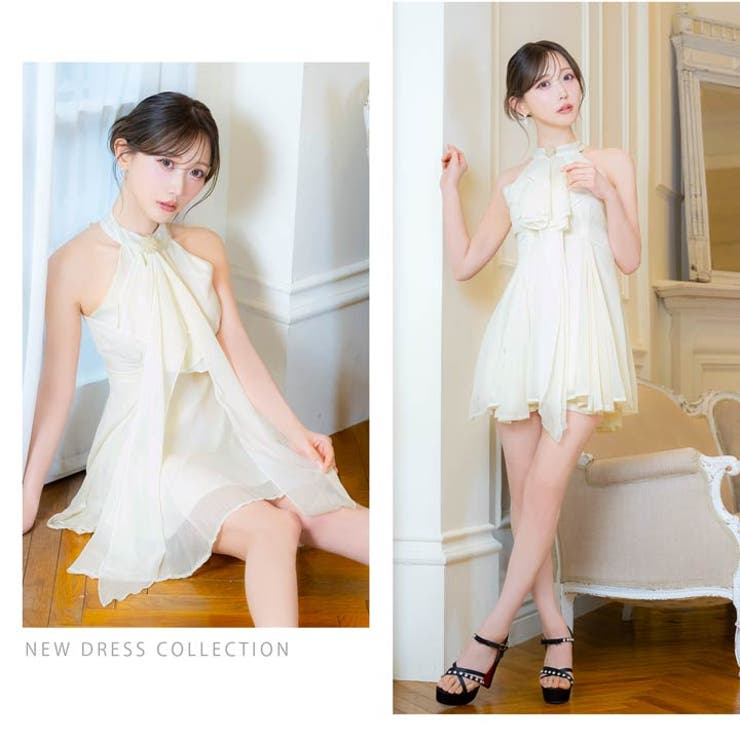 パールブローチ×上品アメスリ♪高見えドレープチュールワンピース[SM 2サイズ展… | Dazzy | 詳細画像26 