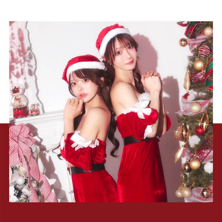 [3点SET]エレガントロングスリットサンタコス[2025サンタ/コスプレ] | Dazzy | 詳細画像26 
