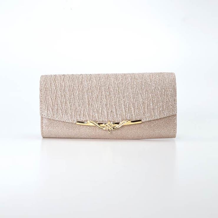 クラッチバッグ 結婚式 メタリックグリッタークラッチバッグ | Dazzy | 詳細画像4 