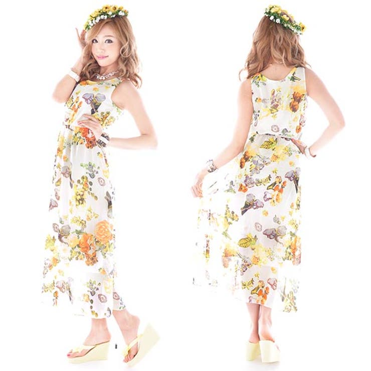 DAZY レディース ワンピース水着 花柄 ベージュ セール】花柄デザインワンピース水着（水着）｜Lace Ladies