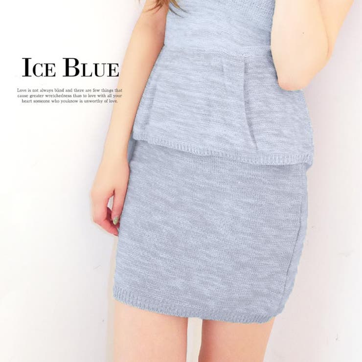 グラデニットタイトスカート ミニスカート 単品春コレ | Dazzy | 詳細画像3