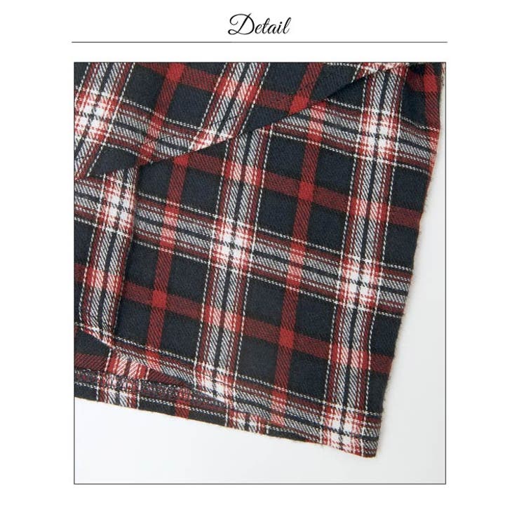 チェック柄ツイストペプラムシアー半袖タイトミニ丈キャバドレス | Dazzy | 詳細画像18 