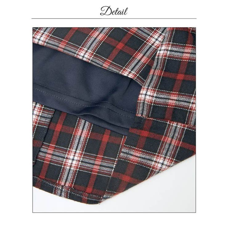 チェック柄ツイストペプラムシアー半袖タイトミニ丈キャバドレス | Dazzy | 詳細画像19 