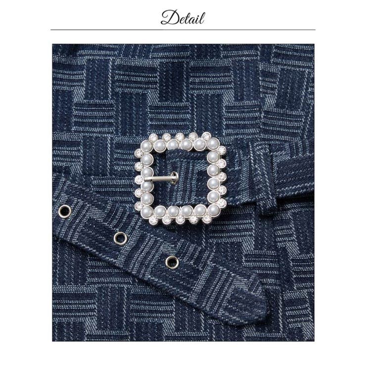 デコルテクロスチェーンキャミベルトモチーフタイトミニ丈キャバドレス | Dazzy | 詳細画像16 