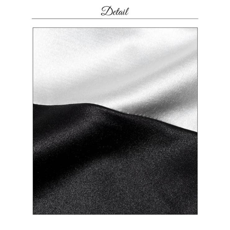 サテンギャザーフリルオフショルタイトミニ丈キャバドレス[SML/3サイズ展開] | Dazzy | 詳細画像15 