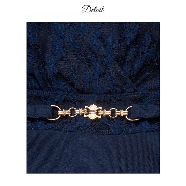 美谷間魅せと透け袖が色っぽいオフショルAラインミニ丈キャバドレス[SML 3サイ… | Dazzy | 詳細画像17 