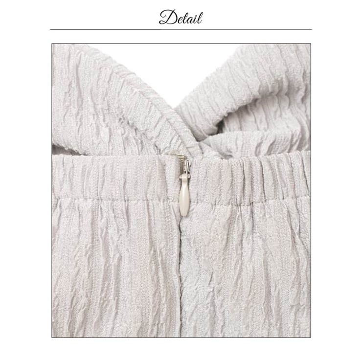 シャーリングツイストカットアウトキャミソールAラインミニ丈キャバドレス | Dazzy | 詳細画像15 