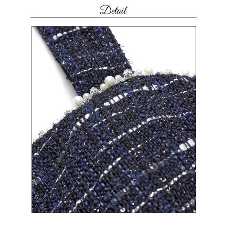 [明日花キララ着用]主役級に輝くパールビジューツイード×ベルトモチーフで美スタイ… | Dazzy | 詳細画像15 