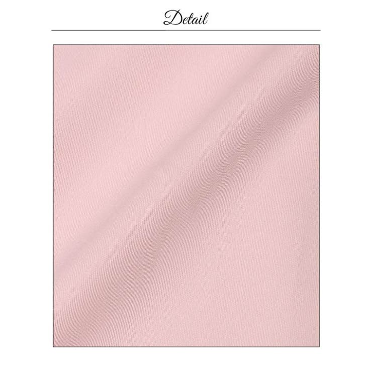 ワンショルリボンウエストシアースリット入りタイトロング丈キャバドレス[SML 3… | Dazzy | 詳細画像15 