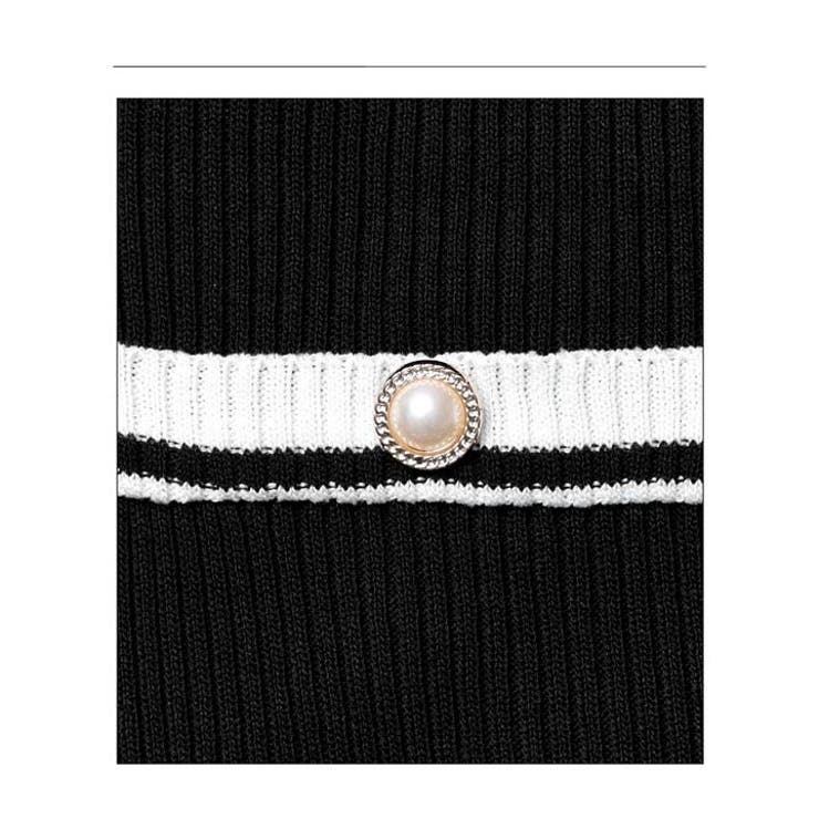 アメスリで骨格から優勝！バイカラーノースリーブセットアップニット[カジュアル d… | Dazzy | 詳細画像14 