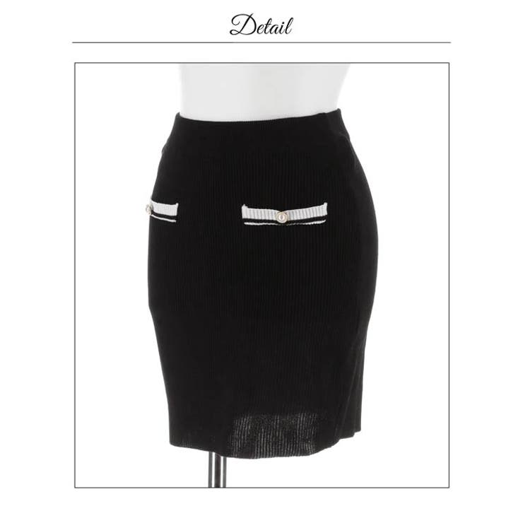 アメスリで骨格から優勝！バイカラーノースリーブセットアップニット[カジュアル d… | Dazzy | 詳細画像16 