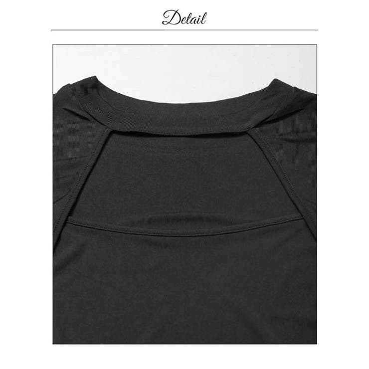 パフスリーブデコルテカットタイトミニワンピース | Dazzy | 詳細画像14 