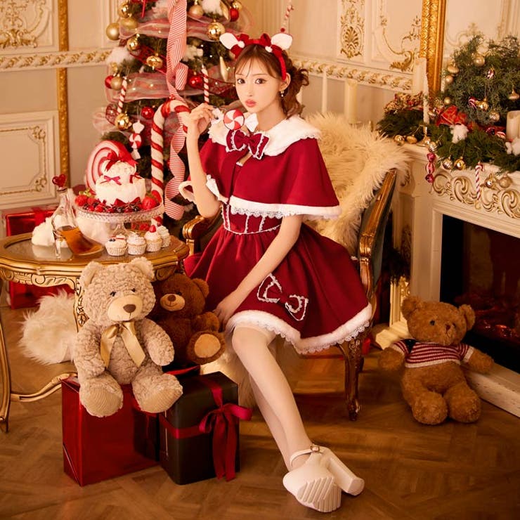 [4点SET]メルティリボンクリスマスサンタコス【2025サンタ/コスプレ】 | Dazzy | 詳細画像13 
