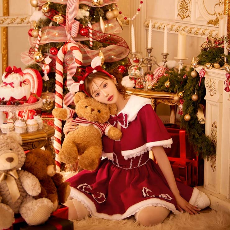 [4点SET]メルティリボンクリスマスサンタコス【2025サンタ/コスプレ】 | Dazzy | 詳細画像8 