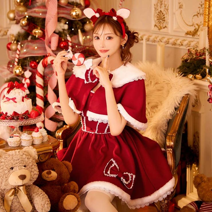 [4点SET]メルティリボンクリスマスサンタコス【2025サンタ/コスプレ】 | Dazzy | 詳細画像9 