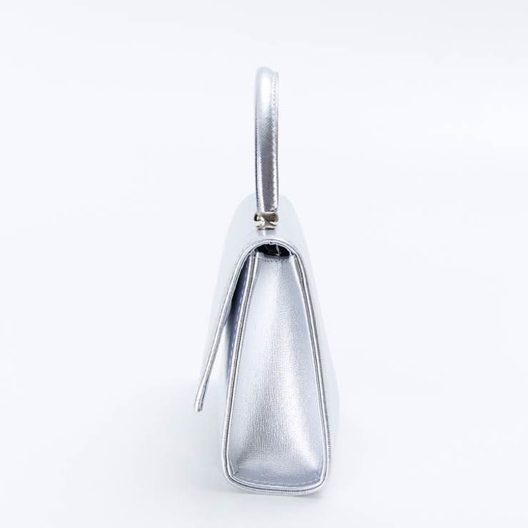 [2way]メタリック スクエア ワンハンドル バッグ | Dazzy | 詳細画像5 