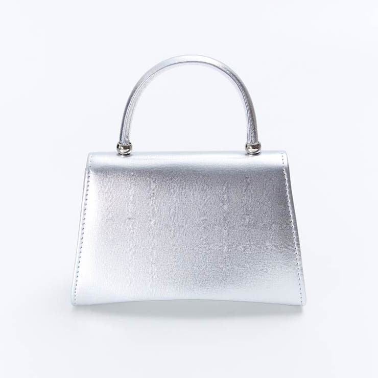 [2way]メタリック スクエア ワンハンドル バッグ | Dazzy | 詳細画像6 