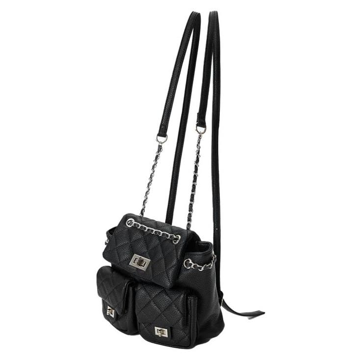 [2way]キルティングチェーンショルダーリュック | Dazzy | 詳細画像6 