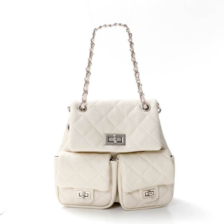 [2way]キルティングチェーンショルダーリュック | Dazzy | 詳細画像7 