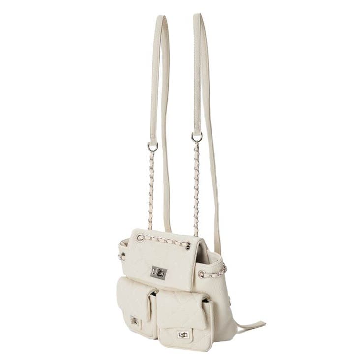 [2way]キルティングチェーンショルダーリュック | Dazzy | 詳細画像8 