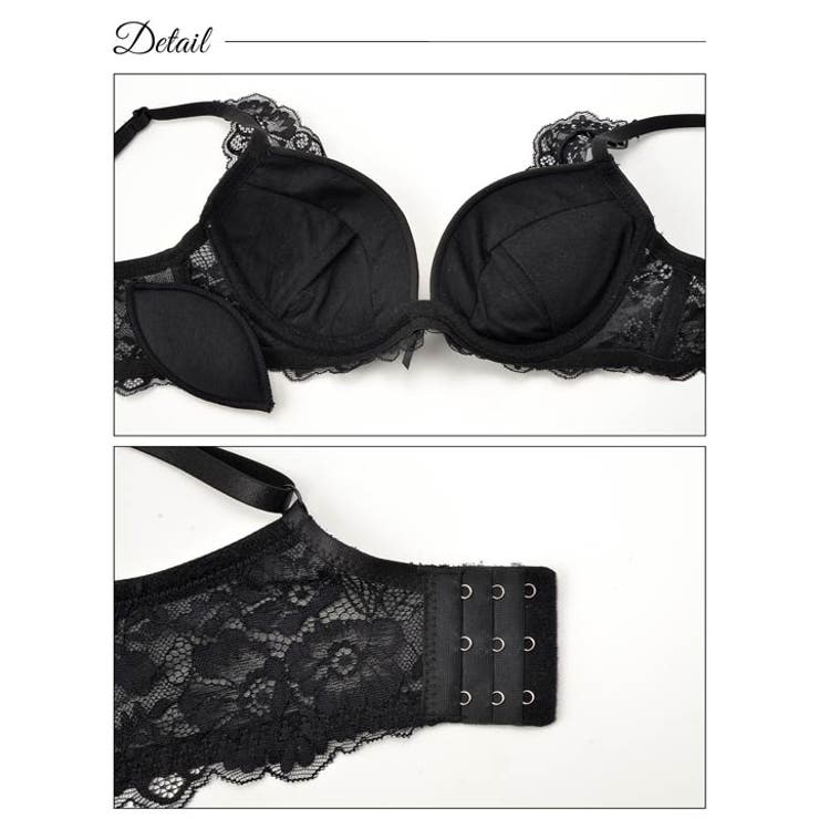 ブラジャー 脇高ブラジャー ショーツ | Dazzy | 詳細画像8 