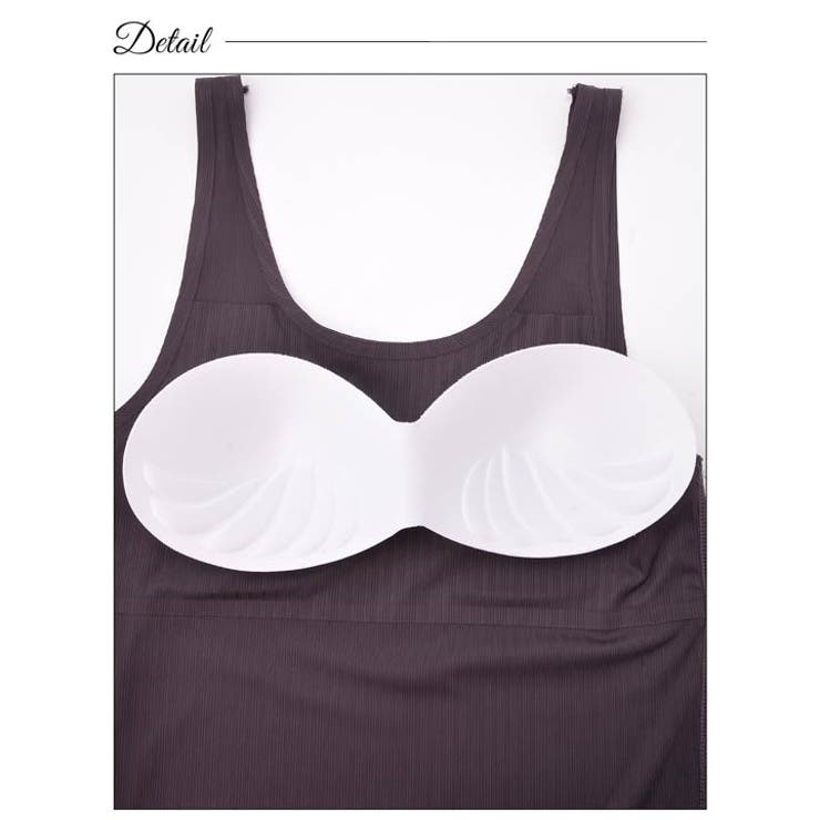 タンクトップ カップ付き 無縫製 | Dazzy | 詳細画像6 