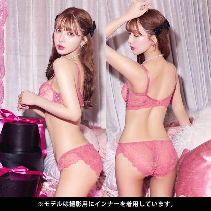 ブラジャー 脇高ブラジャー ショーツ | Dazzy | 詳細画像8 