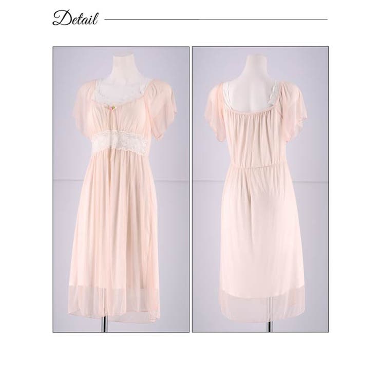 ルームウェア ワンピース シフォン[品番：DY000025954]｜Dazzy