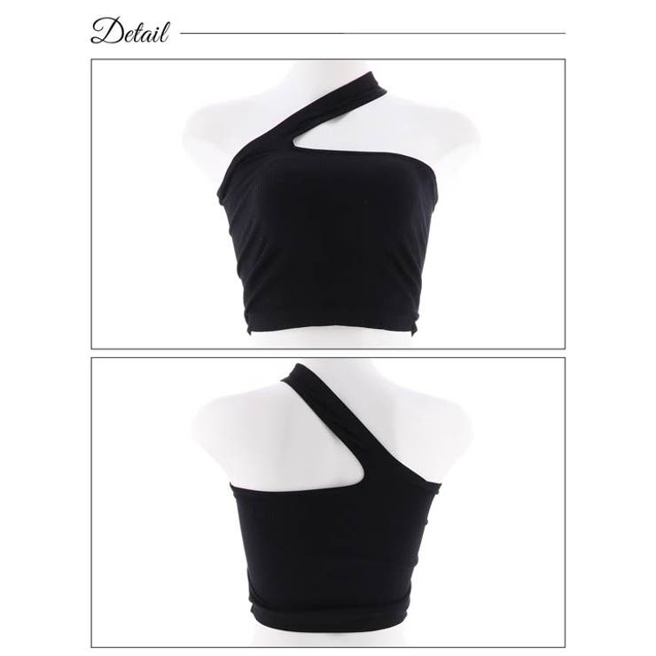 キャミソール カップ付き アシンメトリー | Dazzy | 詳細画像9 