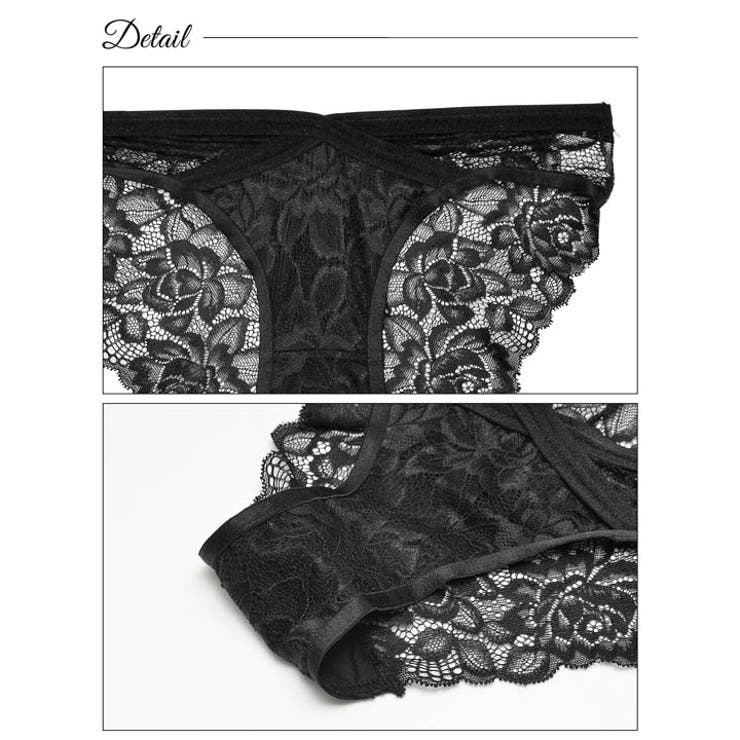 スタンダードショーツ クロス レーシィ | Dazzy | 詳細画像8 