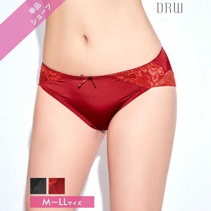 スタンダードショーツ ワンカラー レーシィ | Dazzy | 詳細画像1 