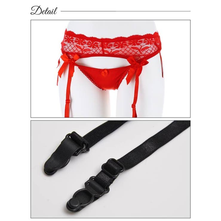 シアー フラワー 格子 | Dazzy | 詳細画像9 